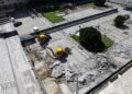 Utilajele au intrat în Piața Unirii. Începe cea mai vizibilă transformare a centrului Iașului din ultimii ani