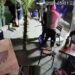 VIDEO: Scandal pe terasa unui bar din judetul Botoșani. Un pădurar a fost filmat în timp ce răstoarnă mesele și se ia la bătaie