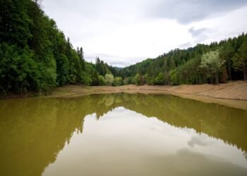 Suceava | Lucrările de decolmatare a lacului Solca și de punere în siguranță a barajului au fost finalizate