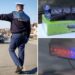 Șofer sancționat după ce și-a transformat mașina într-o „autospecială falsă” de intervenție