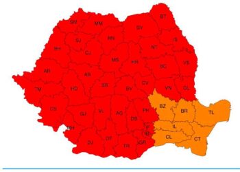 Caniculă extremă în România: temperaturi de până la 41 de grade și avertizări Cod Roșu până la 1 iulie. ISU face apel la respectarea măsurilor de protecție