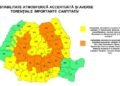 Furtuni în toată țara: cod galben și portocaliu emis de ANM pentru zeci de județe