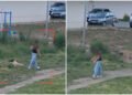 Imagini revoltătoare: o adolescentă s-a prăbușit pe stradă, iar prietenele au abandonat-o