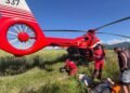 Bărbat atacat de urs, transportat de urgență cu elicopterul SMURD