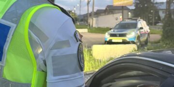 Acțiune în sistem RELEU pe DN2 a Poliției Rutiere în județul Neamț