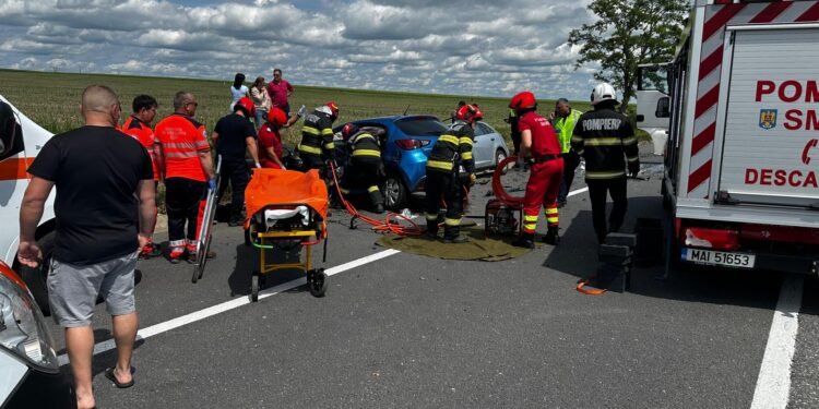 Accident grav în zona Sârca, județul Iași. Un bărbat de 85 de ani și-a pierdut viața