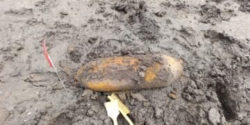 Botoșani | O bombă de aviație a fost descoperită de un localnic pe malul Prutului