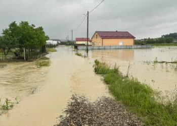 Botoșani | Autorități în alertă din cauza precipitațiilor abundente. Inundații în Copălău