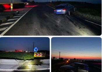 Un tânăr de 17 ani, fără permis, implicat într-un accident în Galați. Ancheta vizează și un furt de autoturism