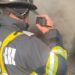 Incendiu la un centru de minori din Pașcani. Pompierii au intervenit de urgență după ce un foișor a luat foc