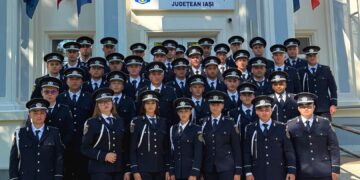 38 de polițiști noi intră în pâine la Iași. Primele misiuni îi așteaptă în stradă
