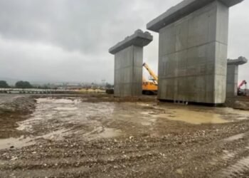 Vijeliile și ploile abundente blochează activitatea pe șantierul autostrăzii Adjud – Pașcani