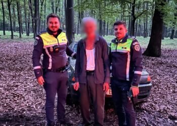Momente de coșmar pentru un pensionar. Bărbatul a rămas blocat cu mașina în pădure