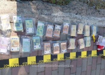 Peste 343.000 de euro, descoperiți ascunși într-un microbuz condus de un cetățean ucrainean urmărit internațional