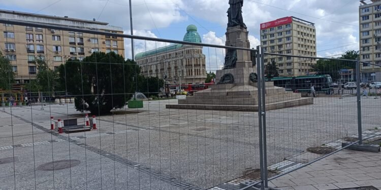 Încep lucrările de modernizare în Piața Unirii