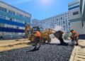 Lucrări de modernizare în incinta Spitalul Județean Galați