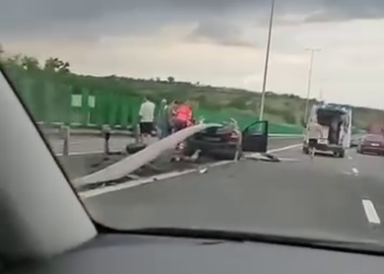 Accident pe Autostrada Soarelui, în zona Cernavodă. Trei persoane au fost rănite, iar traficul este restricționat