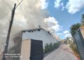 Incendiu la o locuință din municipiul Galați. Două persoane au fost evacuate