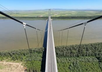 Podul peste Dunăre de la Brăila intră din nou în șantier. Restricții de trafic timp de trei săptămâni