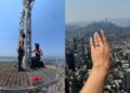 Cerere în căsătorie la aproape 450 de metri înălțime. Doi activiști ruși au escaladat Empire State Building și au fost arestați