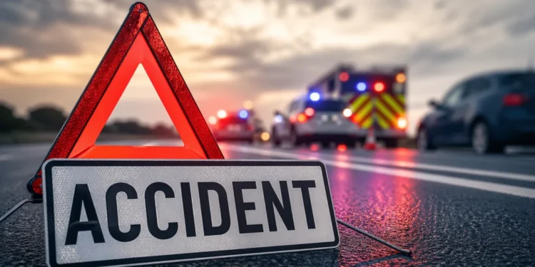 Accident în stațiunea 2 Mai: un autocar a lovit o autospecială de poliție aflată în misiune. Trei persoane au fost rănite