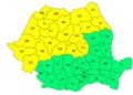 Cod galben de furtuni și vijelii în nordul Moldovei. Vânt puternic, averse și grindină până marți seară