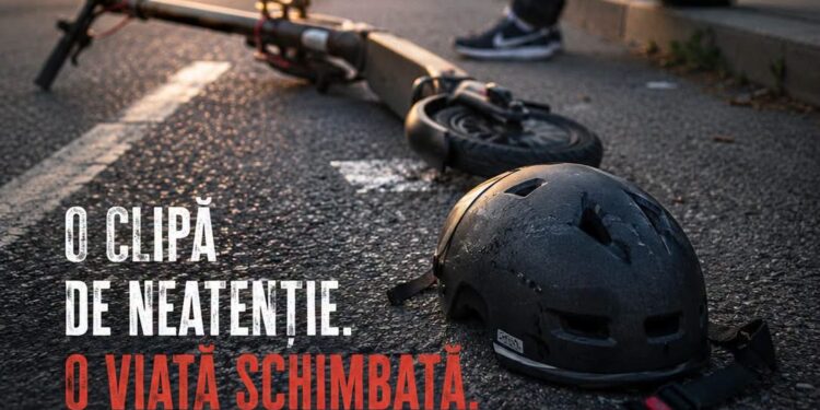 Atenționare SJU Bacău: Tot mai mulți copii și adolescenți ajung la Urgențe după accidente cu trotinete electrice