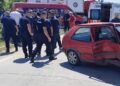 Pompierii români, intervenție la un accident rutier în Bulgaria, în drum spre Grecia