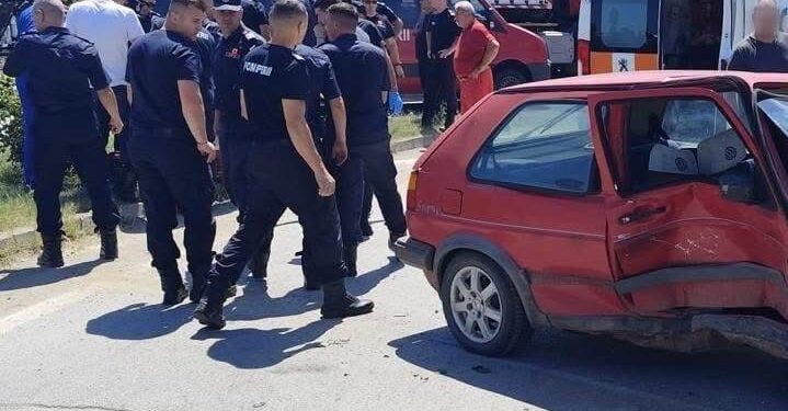 Pompierii români, intervenție la un accident rutier în Bulgaria, în drum spre Grecia