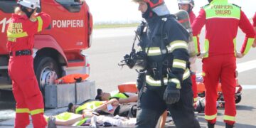 Exercițiu de amploare la Aeroportul Iași: Simulare de accident aviatic cu activarea Planului Roșu de Intervenție