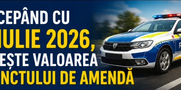 Au crescut amenzile rutiere de la 1 iulie. Cât costă acum un punct-amendă și ce riscă șoferii care încalcă legea