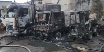 Vrancea | Mai multe utilaje de măturat stradal a firmei de salubritate din Focșani au luat foc