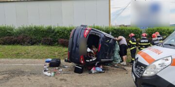 Accident jud. Botosani. Foto: ISU Botosani