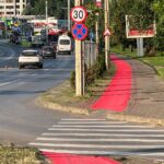 FOTO- Ziua au fost desființate, noaptea au fost revopsite: misterul pistelor pentru biciclete din Iași