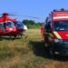 Bebeluș de un an, transportat de urgență cu elicopterul SMURD de la Piatra-Neamț la un spital din București