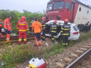 Exclusiv | Accident feroviar în județul Iași. Doi bărbați sunt în stare critică