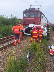 Exclusiv | Accident feroviar în județul Iași. Doi bărbați sunt în stare critică