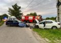 Accident între două autoturisme în Botoșani. Un bărbat de 48 de ani a ajuns la spital