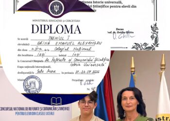 Elev din Iași, dublu premiat la etapa națională a Concursului de Referate și Comunicări Științifice la Istorie