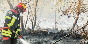 Pompierii români continuă lupta cu incendiile de vegetație din sudul Franței