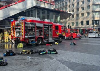Tânăr din Bacău, în stare gravă după un incendiu produs pe un șantier din Bruxelles