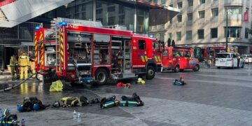 Tânăr din Bacău, în stare gravă după un incendiu produs pe un șantier din Bruxelles