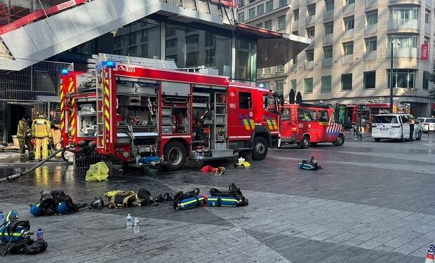 Tânăr din Bacău, în stare gravă după un incendiu produs pe un șantier din Bruxelles