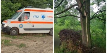 Lovită de fulger în plină zi: o femeie de 34 de ani a fost transportată de urgență la spital