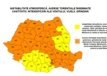 După caniculă urmează furtuni violente în România