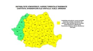 După caniculă urmează furtuni violente în România
