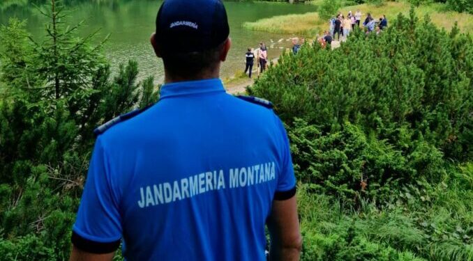Momente de panică în Munții Călimani. Zeci de turiști polonezi au fost escortați de jandarmi după întâlnirea cu o ursoaică și puiul ei