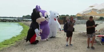 Copiii îi iubesc, polițiștii locali îi vânează. Mickey, Stitch și Labubu, amendați pe litoral