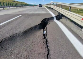 S-a surpat o porțiune din Autostrada A10, Sebeș – Turda
