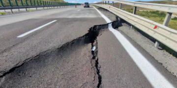S-a surpat o porțiune din Autostrada A10, Sebeș – Turda